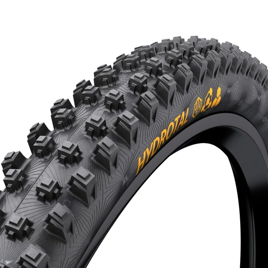 Continental MTB kerékpáros külső gumi 60-584 Hydrotal Downhill SuperSoft 27,5x2,4, hookless felni kompatibilis, tubeless ready, fekete/fekete hajtogathatós Skin KÜLSŐ GUMI