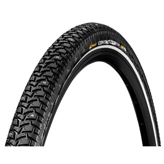 Continental kerékpáros külső gumi 42-622 Spike 120 700x42C fekete/fekete, reflektoros KÜLSŐ GUMI