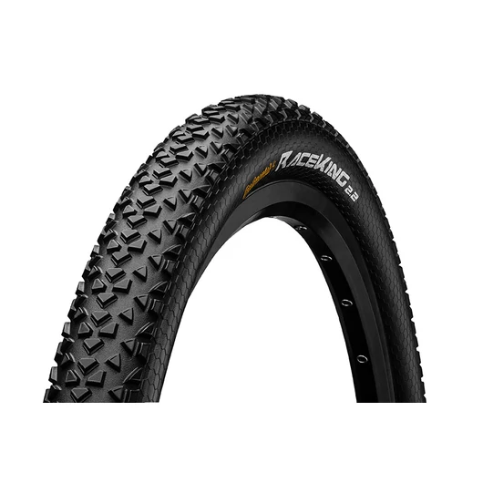 Continental MTB kerékpáros külső gumi 55-584 Race King ShieldWall 27,5x2,2, hookless felni kompatibilis, tubeless ready, fekete/fekete, Skin hajtogathatós KÜLSŐ GUMI