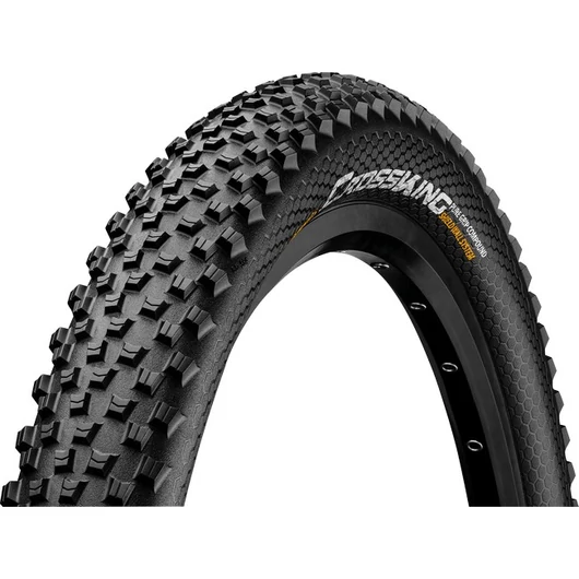 Continental MTB kerékpáros külső gumi 65-584 Cross King ShieldWall 27,5x2,6, hookless felni kompatibilis, tubeless ready, fekete/fekete, Skin hajtogathatós KÜLSŐ GUMI