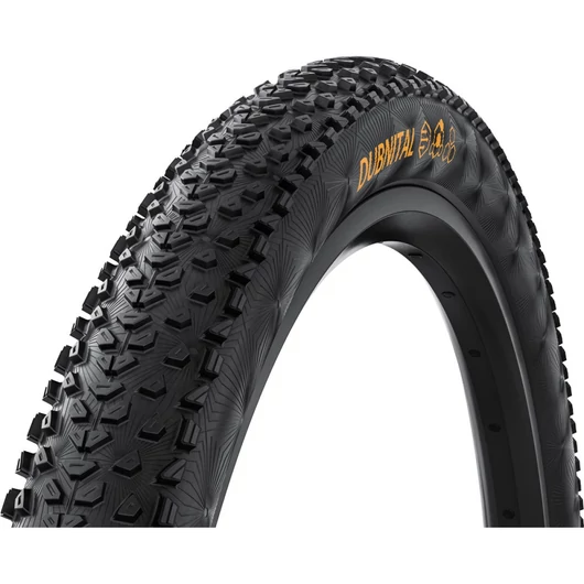 Continental MTB kerékpáros külső gumi 60-622 Dubnital Trail Grip 29x2,4, hookless felni kompatibilis, tubeless ready, fekete/fekete hajtogathatós Skin KÜLSŐ GUMI