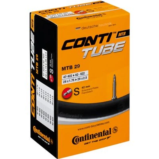 Continental kerékpáros belső gumi 47/62-622 MTB 28/29 Light S42 dobozos (Egységkarton: 25 db) BELSŐ GUMI