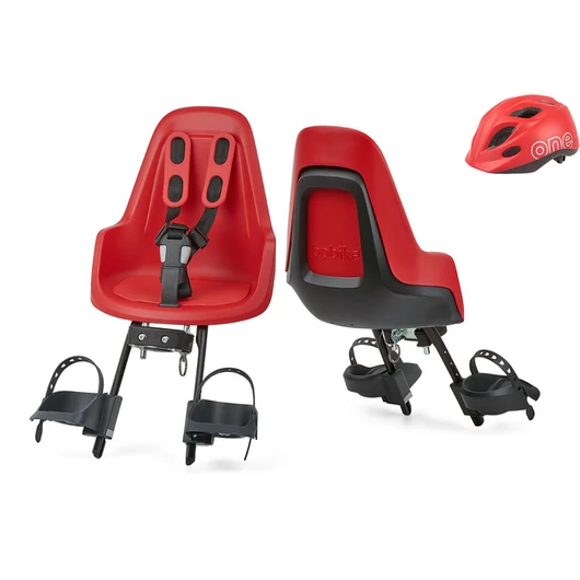 Bobike első gyerekülés ONE mini + in-mold gyereksisak szettben, eper piros XS GYEREKÜLÉS