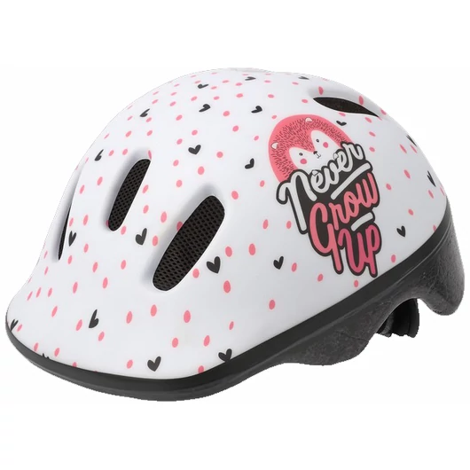 Polisport kerékpáros gyerek sisak Hoggy fehér/pink/mintás, XXS (44-48 cm) SISAK