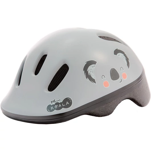 Polisport kerékpáros gyerek sisak Koala szürke/mintás, XXS (44-48 cm) SISAK