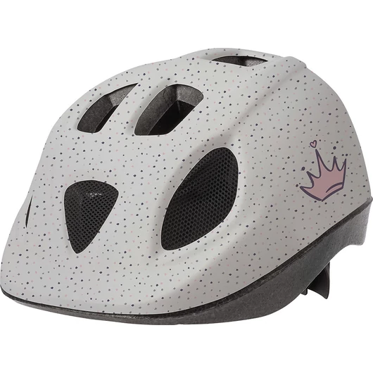 Polisport kerékpáros gyerek sisak Crown fehér/mintás, XS (46-53 cm) SISAK