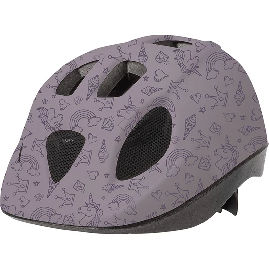 Polisport kerékpáros gyerek sisak Fantasy szürke / lila /mintás, XS (46-53 cm) SISAK