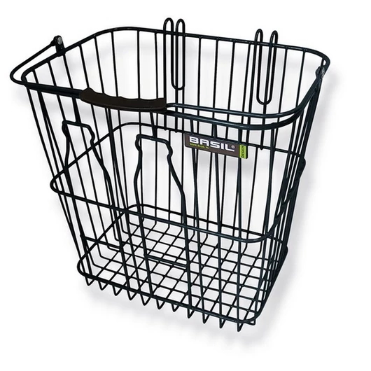 Basil hátsó kosár Bottle Basket, csomagtartóra akasztható, fekete KOSÁR
