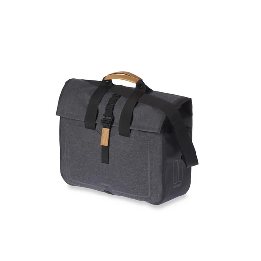 Basil egyoldalas táska Urban Dry Business Bag, Hook ON, charcoal fekete TÁSKA