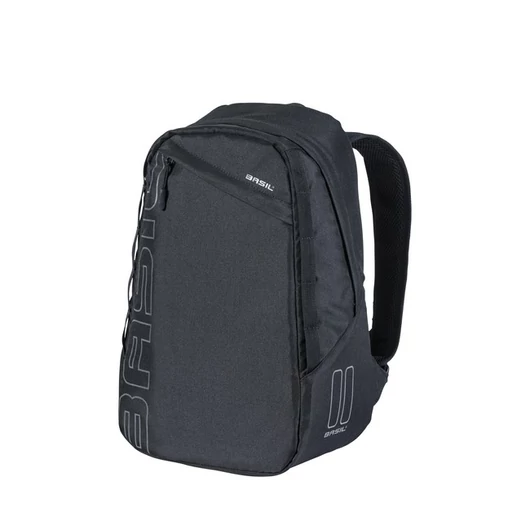 Basil egyoldalas táska és hátizsák Flex Backpack, Hook ON, fekete TÁSKA