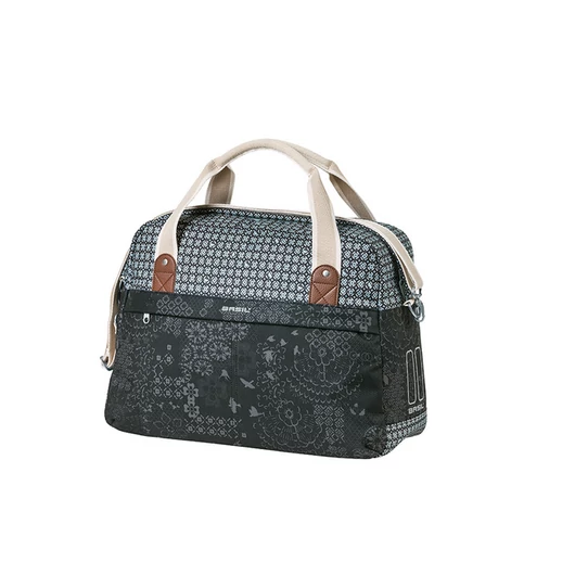 Basil egyoldalas táska Boheme Carry All, Hook ON, charcoal fekete TÁSKA