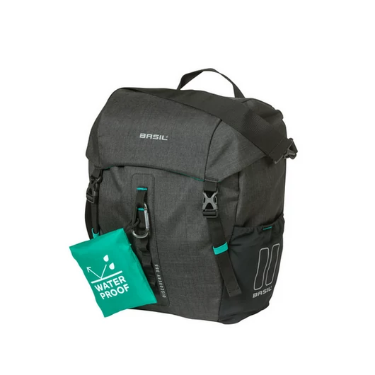 Basil egyoldalas táska Discovery 365D Single Bag M, Hook ON, szürke TÁSKA