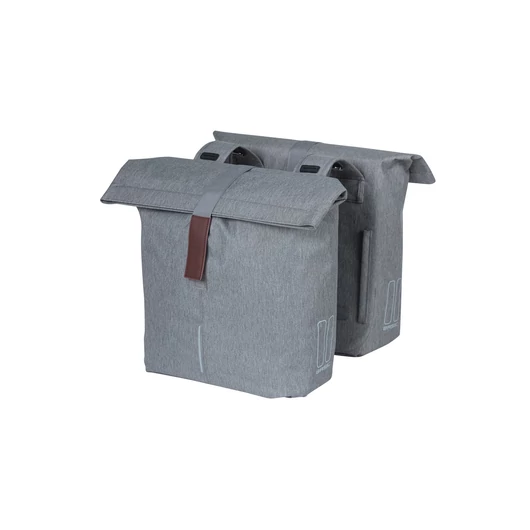 Basil dupla táska City Double Bag, Universal Bridge System, szürke TÁSKA
