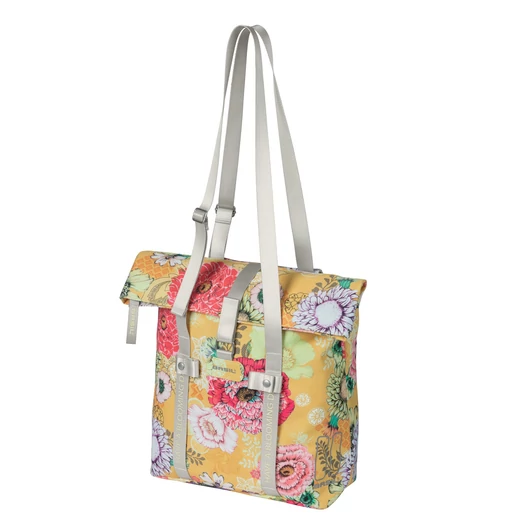 Basil egyoldalas táska Bloom Field Bicycle Shopper, Hook ON, honey sárga TÁSKA