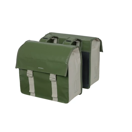 Basil dupla táska Urban Load Double Bag, Universal Bridge System, zöld TÁSKA