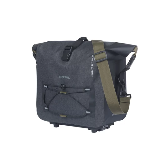 Basil csomagtartó táska Navigator Storm Trunkbag MIK 2.0 adapterrel (TBA 70173), 13literes, szürke TÁSKA