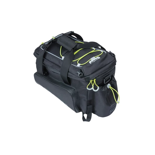 Basil csomagtartó táska Miles Trunkbag XL Pro, Universal Bridge System, fekete lime TÁSKA
