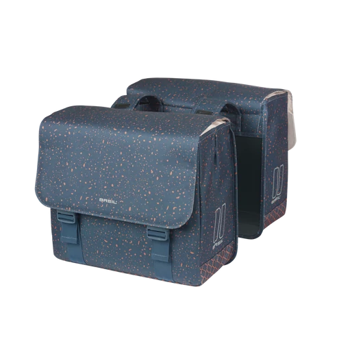 Basil dupla táska Flair Double Bag, Universal Bridge System, kék TÁSKA