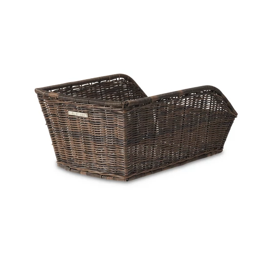 Basil hátsó kosár Cento Rattan Look, fix rögzítéssel, sötétbarna KOSÁR