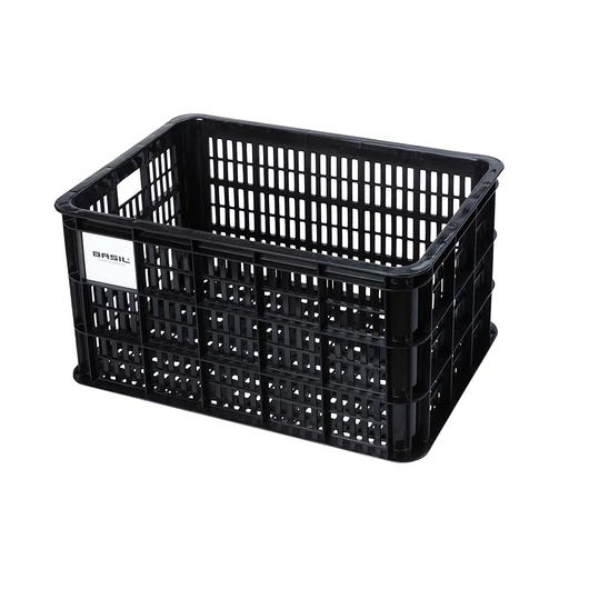 Basil láda Crate L, újrahasznosított, fekete KOSÁR