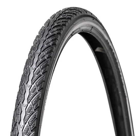 Vee Rubber kerékpáros külső gumi 42-622 28x1,60 VRB447 Comfort Plus, 3mm defektvédelemmel, reflektoros, fekete KÜLSŐ GUMI