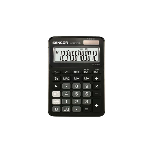 SEC 372T/BK Sencor asztali számológép
