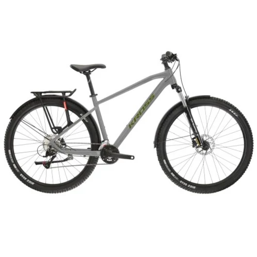 Kerékpár KROSS HEXAGON 4.0 EQ FÉRFI L(21)  29" SZÜRKE/ZÖLD