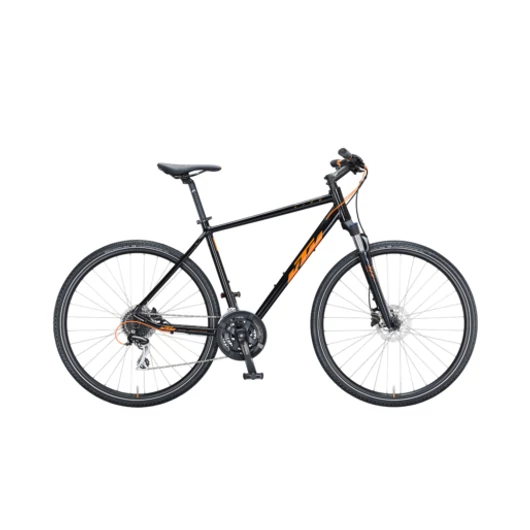 Kerékpár KTM X-LIFE TRACK H56 BLACK ORANGE SILVER KROSS