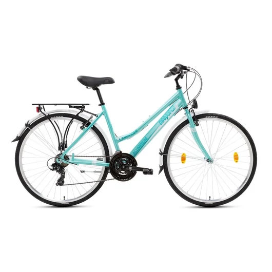 Csepel Landrider 21seb alu női Zöld Menta
