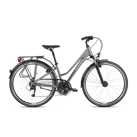 Kerékpár KROSS TRANS 4.0 NŐI M 19" GRAFIT