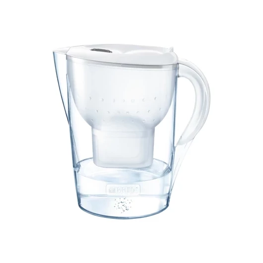 Vízszűrő Brita Marella 2,4 l fehér vízszűrő kancsó 1 db filterrel.
