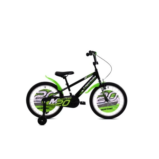 Kerékpár CAPRIOLO MUSTANG 20" FEKETE ZÖLD 925130-20