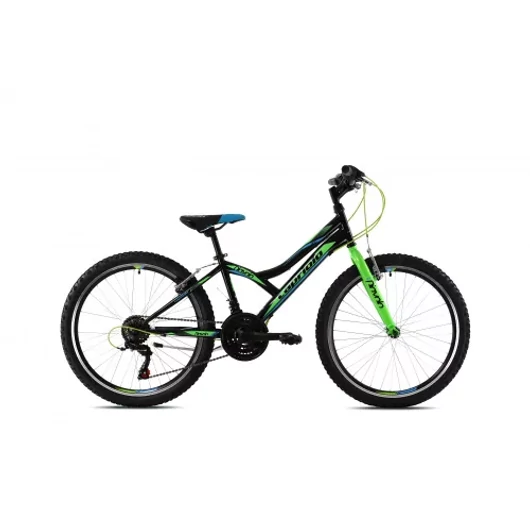 Kerékpár CAPRIOLO DIAVOLO 400 24" FEKETE ZÖLD 920300-13