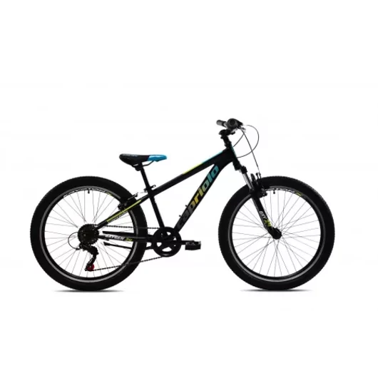 Kerékpár CAPRIOLO OXIGEN 24" FEKETE TÜRKIZ 925410-12
