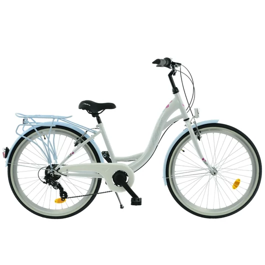 Kerékpár Kands Laura 26" 6 seb  15" Fehér-Kék