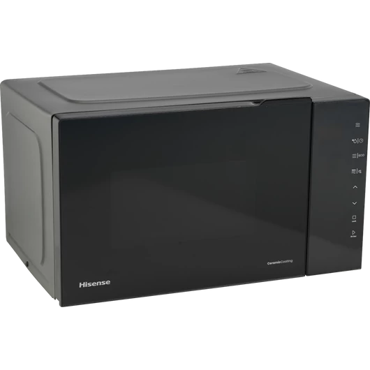 Mikrohullámú sütő grill funkcióval, 23 l, 800 W, Érintésvezérlés, Fekete