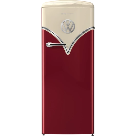 Egyajtós hűtő Volkswagen Old Timer Gorenje OBRB153R 229/25l