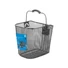 Kép 4/4 - KOSÁR ELSŐ ACÉL SŰRŰSZÖVÉSŰ KESKENY 25X21,5X31 CM + CLIP-ON - M-WAVE FEKETE KOSÁR - 4