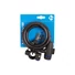 Kép 3/3 - ZÁR SPIRÁL KULCSOS 10 X 1800 MM - M-WAVE (TARTÓVAL) FEKETE LAKAT - 3