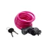 Kép 1/2 - ZÁR SPIRÁL KULCSOS 10 X 1800 MM - M-WAVE (TARTÓVAL) PINK LAKAT