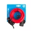 Kép 2/2 - ZÁR SPIRÁL KULCSOS 10 X 1800 MM - M-WAVE (TARTÓVAL) PIROS LAKAT - 2