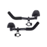 Kép 5/6 - BBB Cycling kerékpáros időfutam könyöklő BHB-59 AeroComfort, alumínium, 22.2/25.4/31.8mm, ergonomikus forma, 282mm hosszú, fekete KORMÁNY - 5