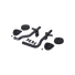 Kép 2/6 - BBB Cycling kerékpáros időfutam könyöklő BHB-52 AeroBase, alumínium, 25.4 és 31.8mm, ergonomikus forma, 365mm hosszú, fekete KORMÁNY - 2