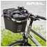 Kép 2/2 - Basil első kosár Classic Carry All Front Basket, KF kompatibilis, kormányadapter nélkül (TBA 70177), fekete KOSÁR - 2