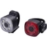Kép 1/2 - BBB Cycling kerékpáros lámpa szett BLS-227 Spirit, 30 és 12 lumen (első és hátsó), 9 mód, micro USB tölthető 250mAh akku, 8 akkufeszültség visszajelzős LED-del, gumis felfogatással VILÁGÍTÁS