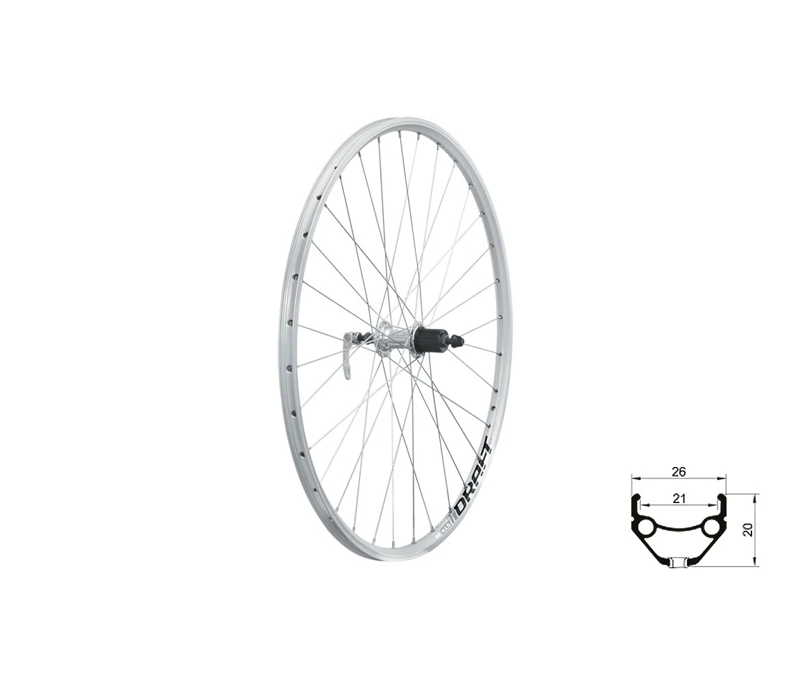 FŰZÖTT HÁTSÓ KERÉK KLS DRAFT V-BRAKE R, 28/29