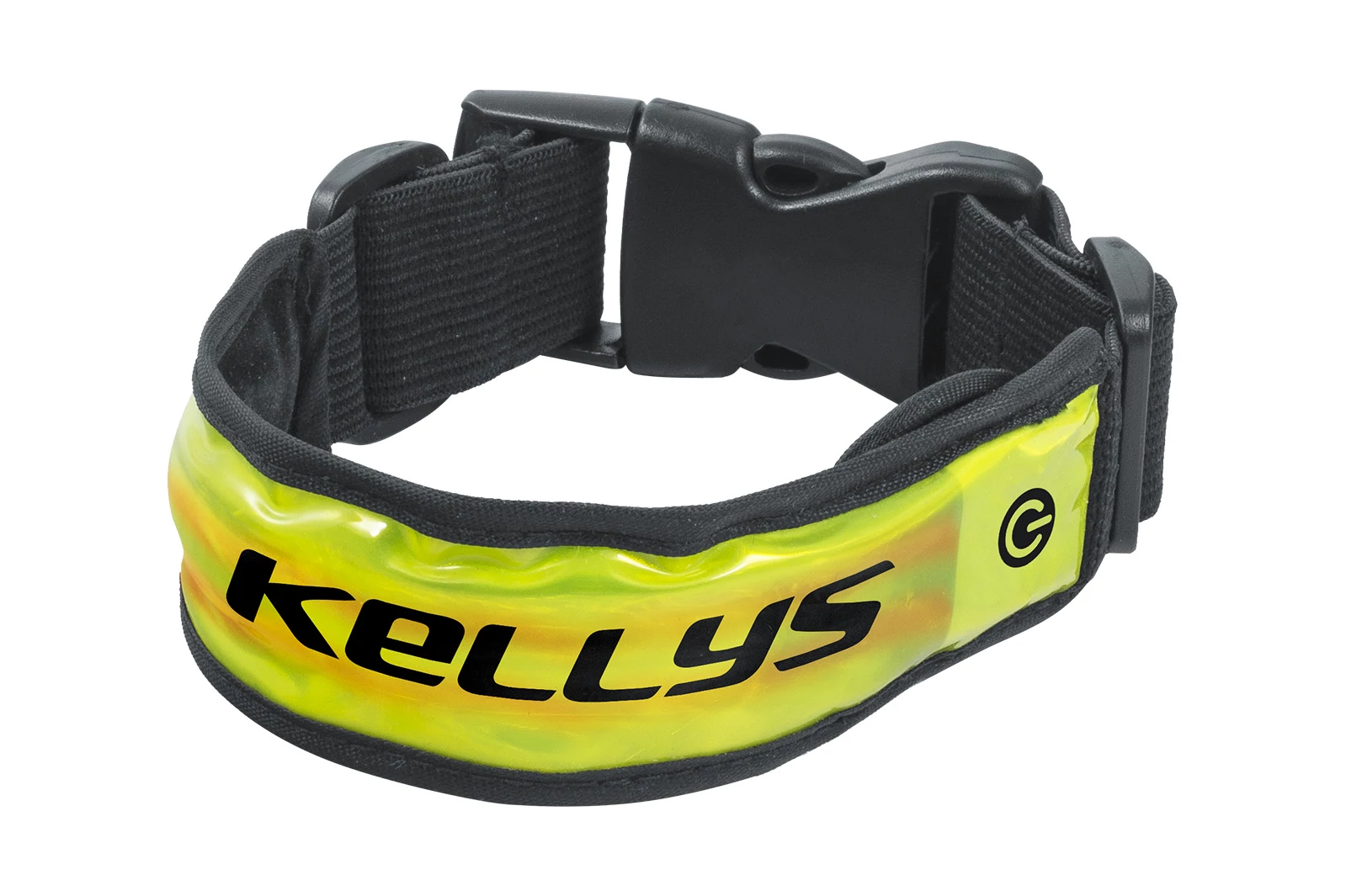 LED-ES FÉNYVISSZAVERŐ KARSZALAG KELLYS SPARKY PRO 3M SCOTCHLITE RUHÁZAT