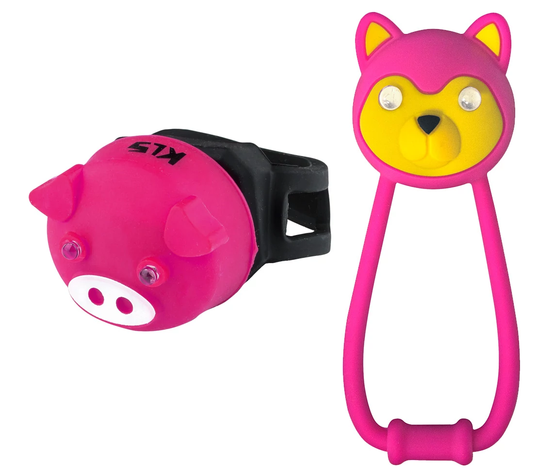 LÁMPA SZETT KLS ANIMAL, MAGENTA VILÁGÍTÁS