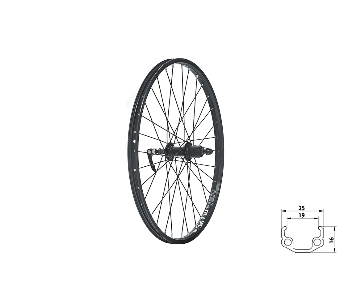 FŰZÖTT HÁTSÓ KERÉK KLS WASPER CASSETTE V-BRAKE R, 24