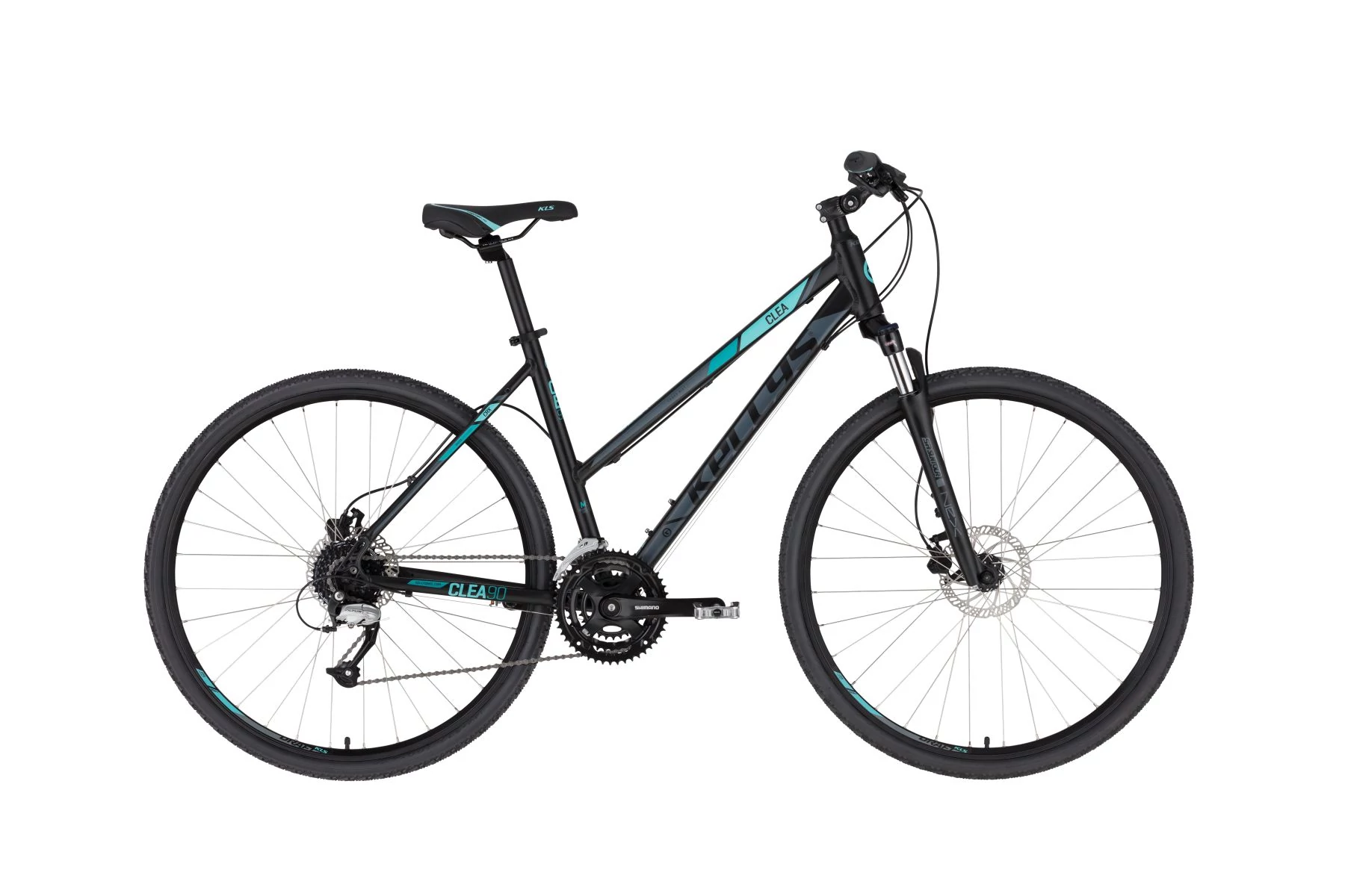 KELLYS CLEA 90 BLACK AQUA M CROSS KERÉKPÁR